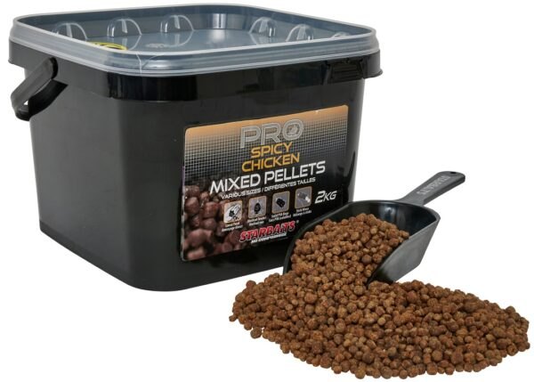 Starbaits pelety pro spicy chicken mixed 2 kg