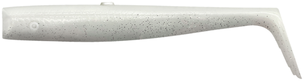 Savage gear gumová nástraha sandeel v2 tail white pearl silver 5 ks - 11 cm 10 g