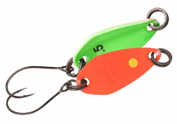 Spro plandavka trout master incy spoon orange green - 3