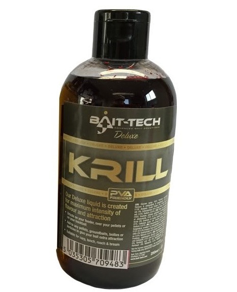 Bait-tech tekutý posilovač deluxe krill 250 ml