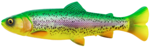 Savage gear gumová nástraha 4d linethru pulsetail trout slow sink firetrout - 20 cm 102 g