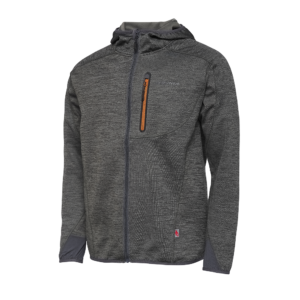 Scierra mikina tech hoodie pewter grey melange - s