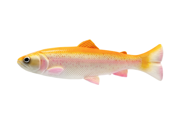 Savage gear gumová nástraha 4d line thru pulsetail trout slow sink albino base 25 cm 185 g