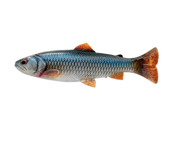 Savage gear gumová nástraha 4d line thru pulsetail trout slow sink roach ghost 25 cm 185 g