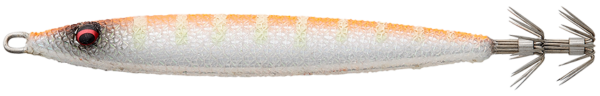 Savage gear wobler squid finger fs zebra orange - 9 cm 55 g