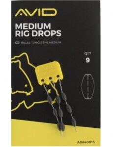 Avid carp tungstenová těžítka outline rig drops - medium