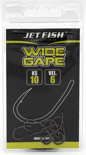 Jet fish háčky wide gape 10 ks - 6