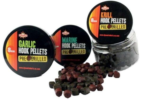 Dynamite baits pellets pre-drilled hook 8 mm-marine halibut