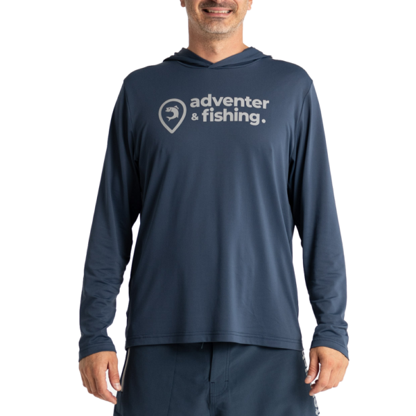 Adventer & fishing funkční hoodie  uv tričko original adventer - velikost l