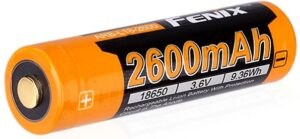 Fenix dobíjecí baterie 18650 2600 mah li-ion