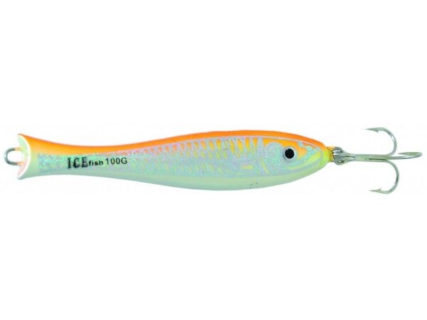 Ice fish pilker 3d oražovozelená - 80 g