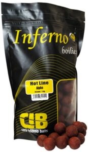 Carp inferno boilies hot line alpha - 1 kg 24 mm