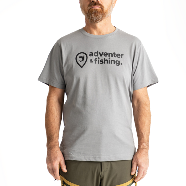 Adventer & fishing tričko titanium - velikost m