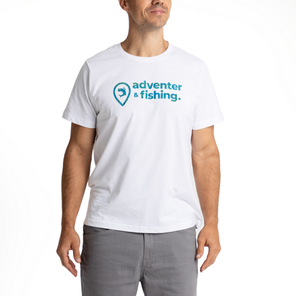 Adventer & fishing tričko white bluefin - velikost m