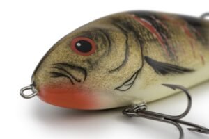 Salmo wobler fatso 14 sinking limited edition wounded emerald perch 14 cm