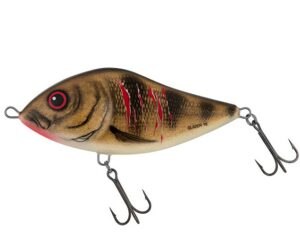 Salmo wobler slider 16 sinking limited edition wounded emerald perch 16 cm