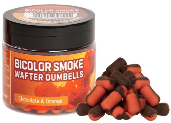 Benzar mix bicolor smoke wafters dumbells 12x8 mm 60 ml - čokoláda-pomeranč