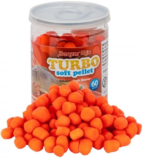 Benzar mix turbo soft pellet long life 60 g - čokoláda-pomeranč