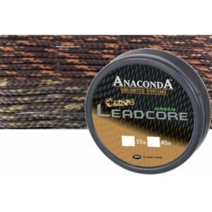 Anaconda návazcová šňůra camou leadcore 10 m - nosnost 45lb / barva camo brown