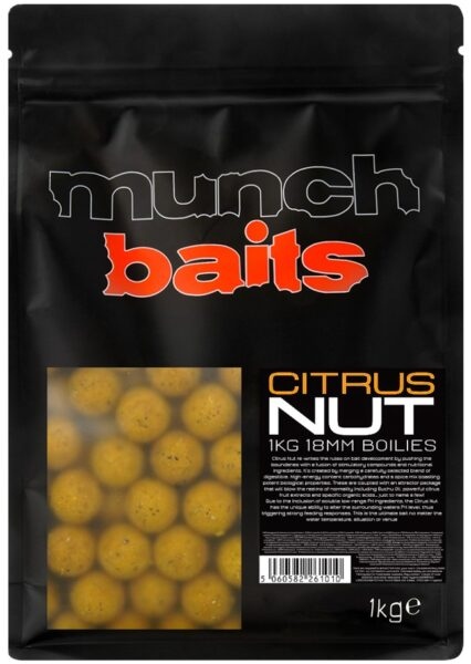 Munch baits boilies citrus nut - 1 kg 18 mm