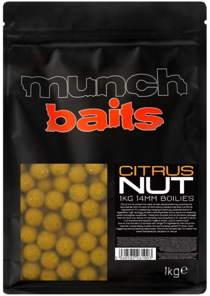 Munch baits boilies citrus nut - 1 kg 14 mm