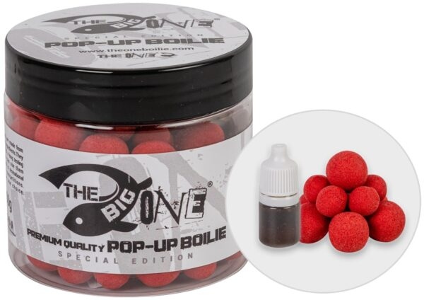 The one plovoucí boilies pop up big 50 g 12-14 mm