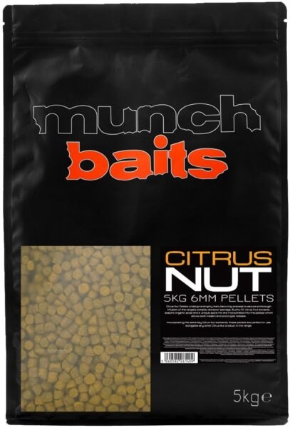Munch baits pelety citrus nut pellet - 5 kg 6 mm