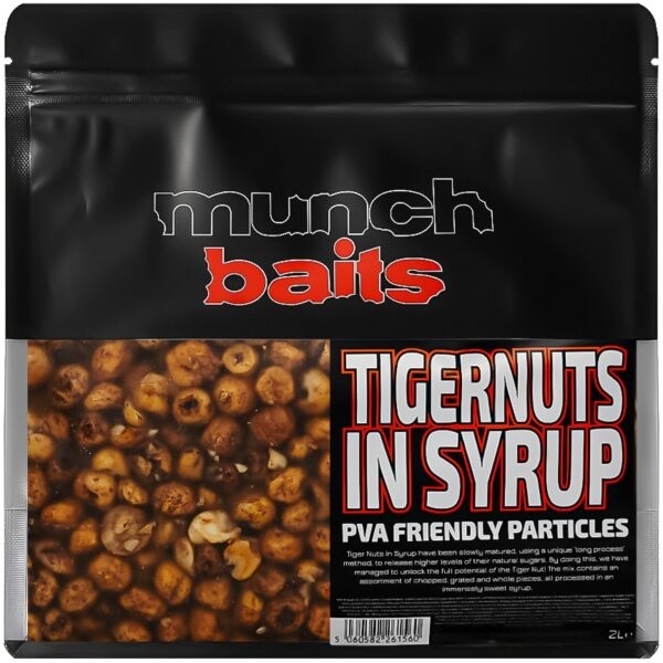 Munch baits partikl tiger nuts in syrup 2 l
