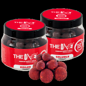 The one boilies rozpustné hook red jahoda