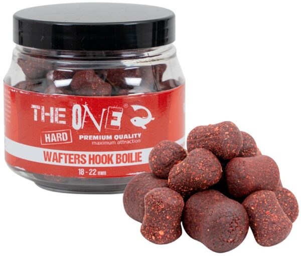 The one boilie rozpustné wafters hook red jahoda