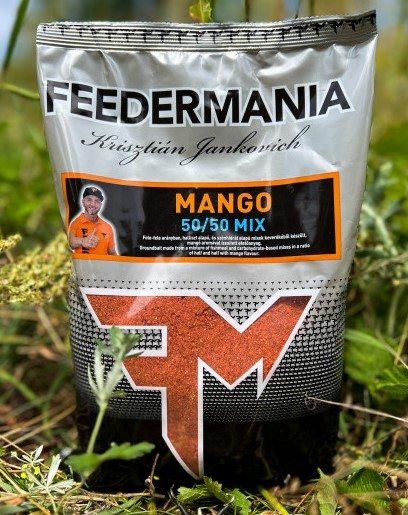 Feedermania krmítková směs groundbait 50/50 mix 800 g - mango
